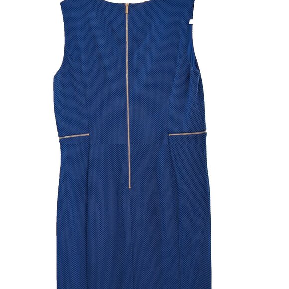 Calvin Klein Jacquard Zip Trim Sheath Dress *New with Tag* - Picture 2 of 3
